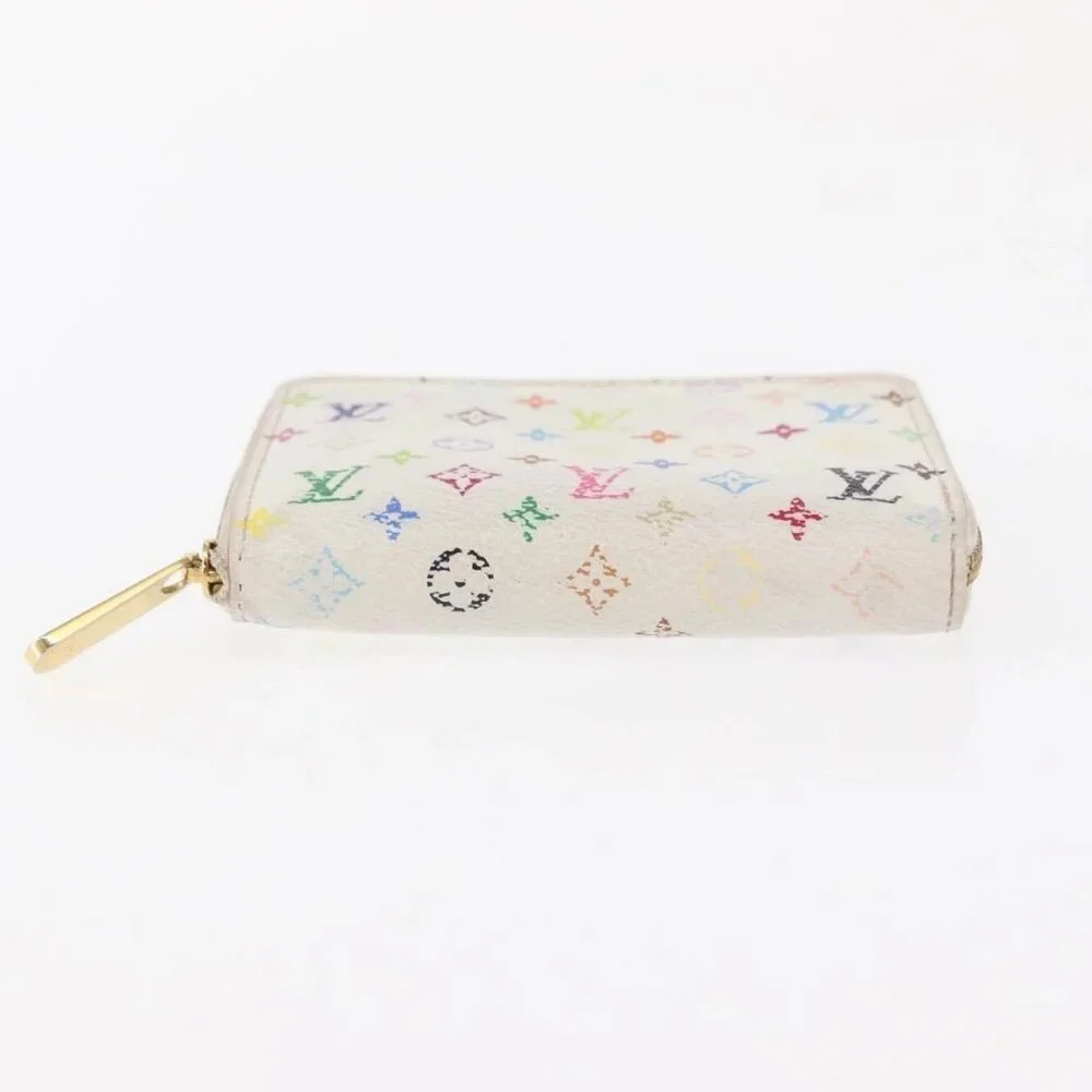 LOUIS VUITTON Zippy Coin Purse Multicles 4 Coin Purse 2 Set White Auth am9908 - Picture 7 of 15